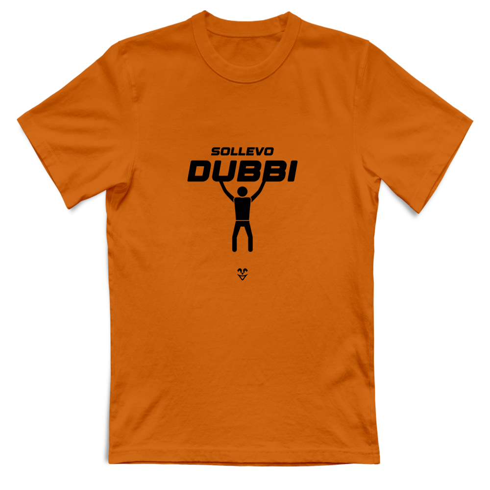 T-Shirt Unisex Palestra “Sollevo Dubbi” - Stampa Black