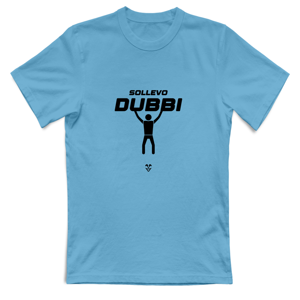 T-Shirt Unisex Palestra “Sollevo Dubbi” - Stampa Black