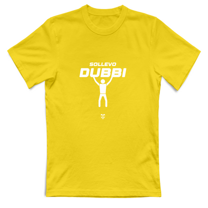 T-Shirt Unisex Palestra “Sollevo Dubbi” - Stampa White
