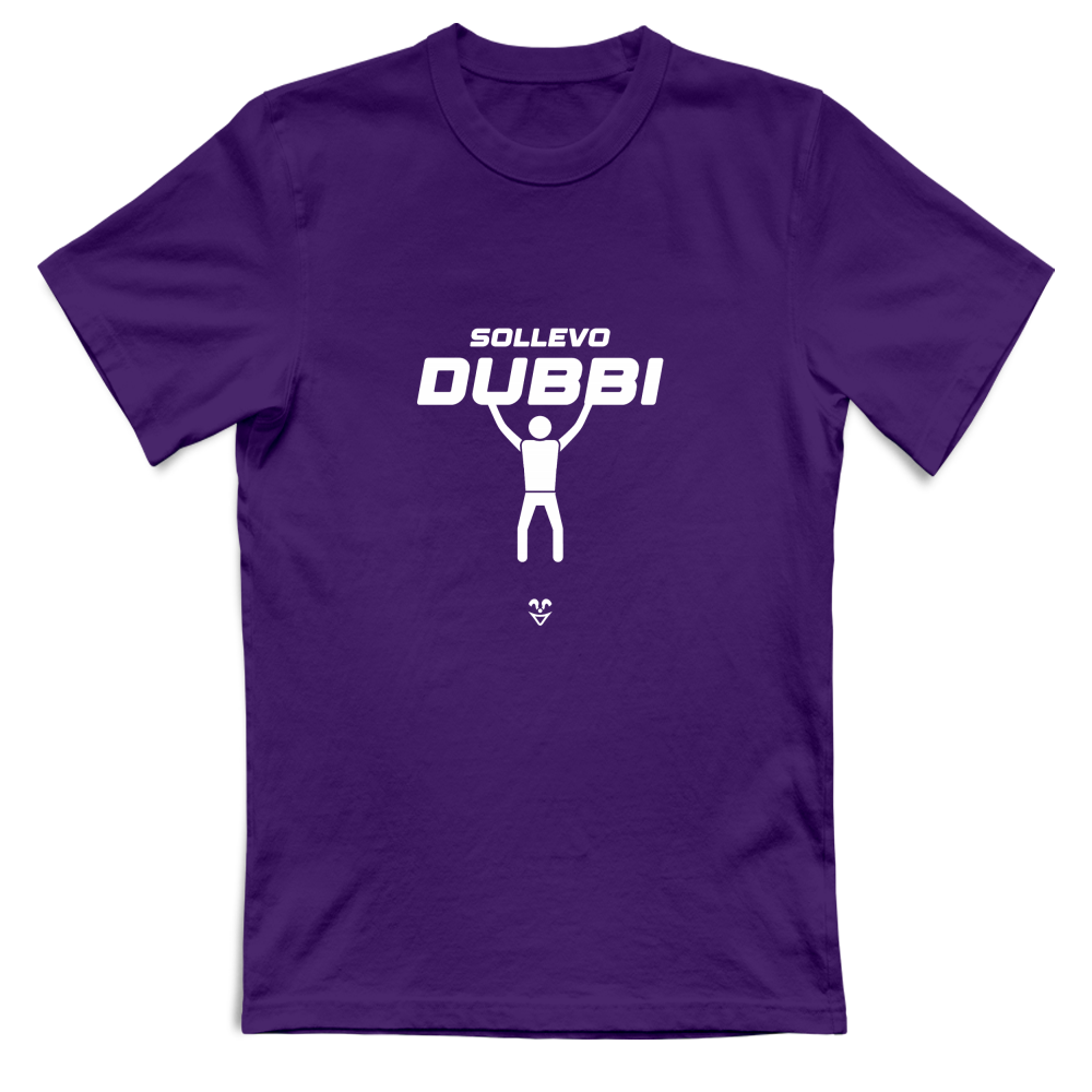 T-Shirt Unisex Palestra “Sollevo Dubbi” - Stampa White