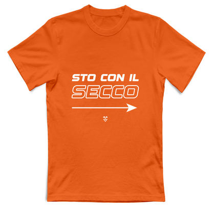 T-Shirt Unisex “Sto Con Il Secco” - Stampa White