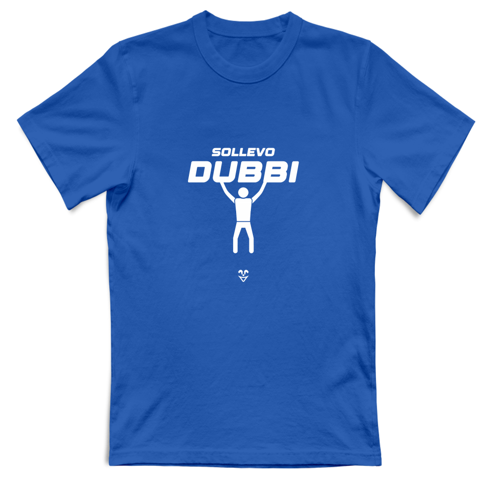 T-Shirt Unisex Palestra “Sollevo Dubbi” - Stampa White