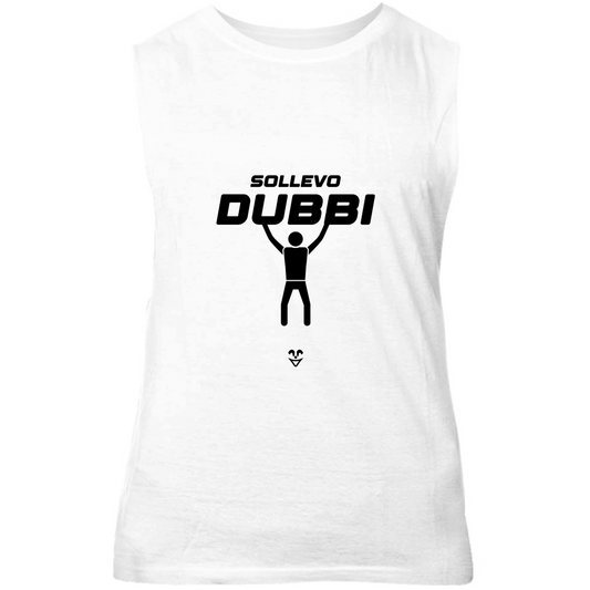 Canotta Unisex Palestra “Sollevo Dubbi” - Stampa Black - Vari Colori