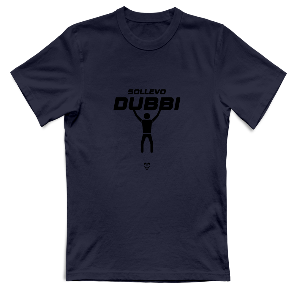 T-Shirt Unisex Palestra “Sollevo Dubbi” - Stampa Black
