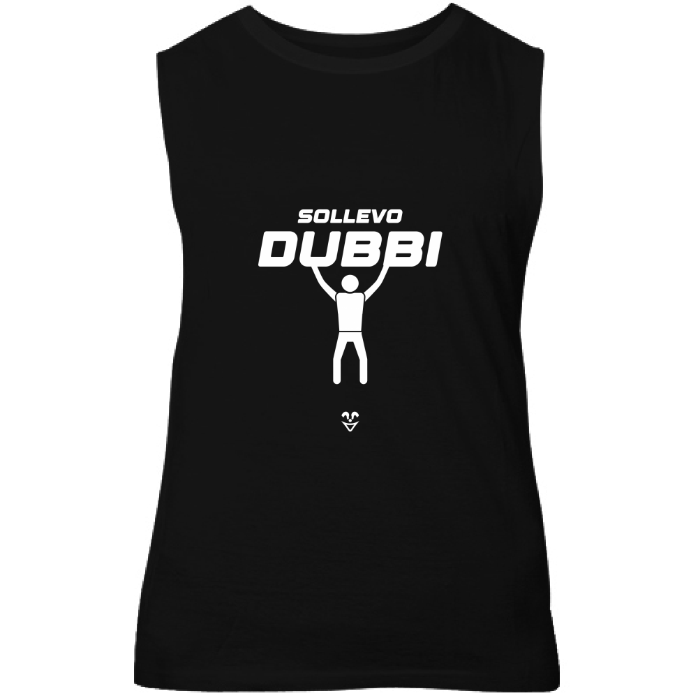 Canotta Unisex Palestra “Sollevo Dubbi” - Stampa White - Vari Colori