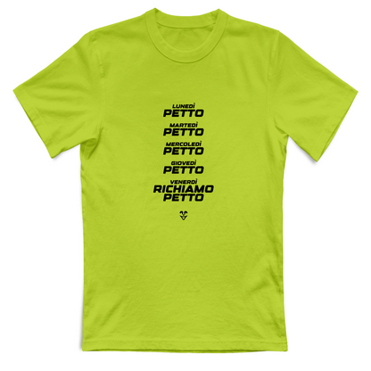 T-Shirt Unisex Palestra “Settimana Petto” - Stampa Black