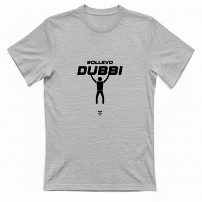 T-Shirt Unisex Palestra “Sollevo Dubbi” - Stampa Black