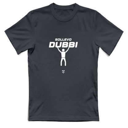 T-Shirt Unisex Palestra “Sollevo Dubbi” - Stampa White
