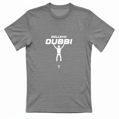 T-Shirt Unisex Palestra “Sollevo Dubbi” - Stampa White
