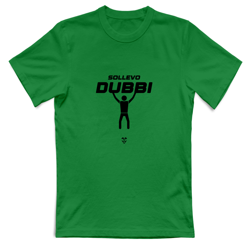 T-Shirt Unisex Palestra “Sollevo Dubbi” - Stampa Black