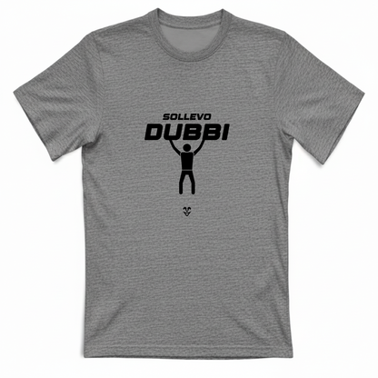 T-Shirt Unisex Palestra “Sollevo Dubbi” - Stampa Black