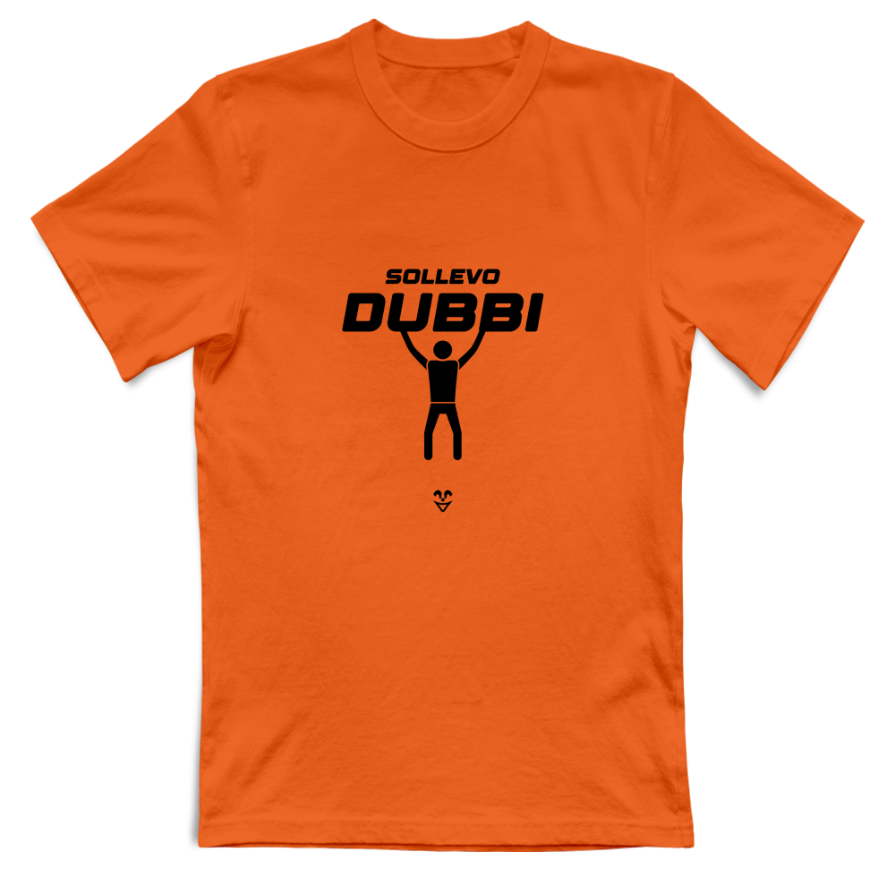 T-Shirt Unisex Palestra “Sollevo Dubbi” - Stampa Black