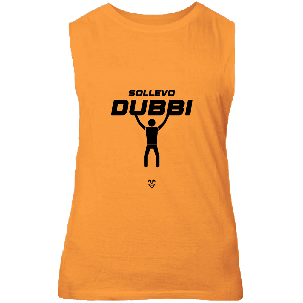 Canotta Unisex Palestra “Sollevo Dubbi” - Stampa Black - Vari Colori