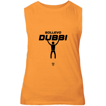 Canotta Unisex Palestra “Sollevo Dubbi” - Stampa Black - Vari Colori
