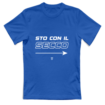 T-Shirt Unisex “Sto Con Il Secco” - Stampa White