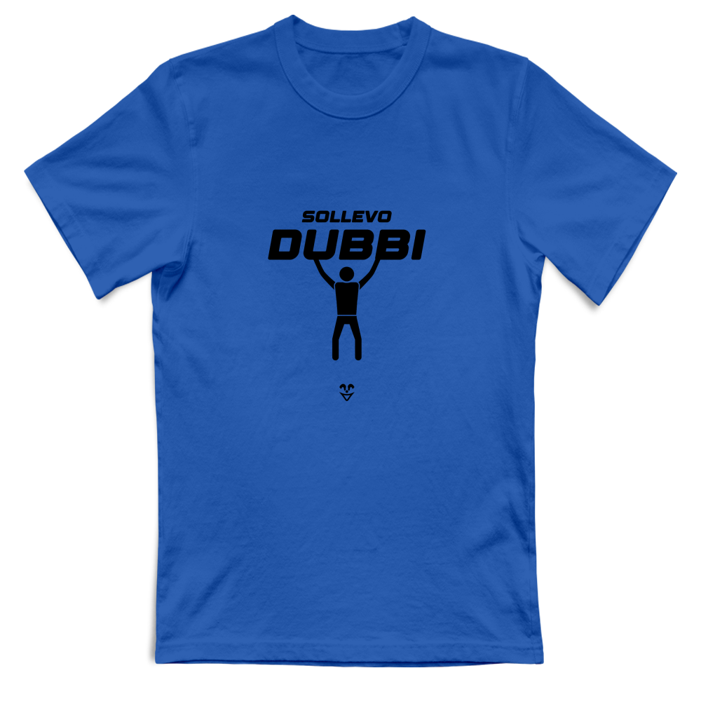 T-Shirt Unisex Palestra “Sollevo Dubbi” - Stampa Black