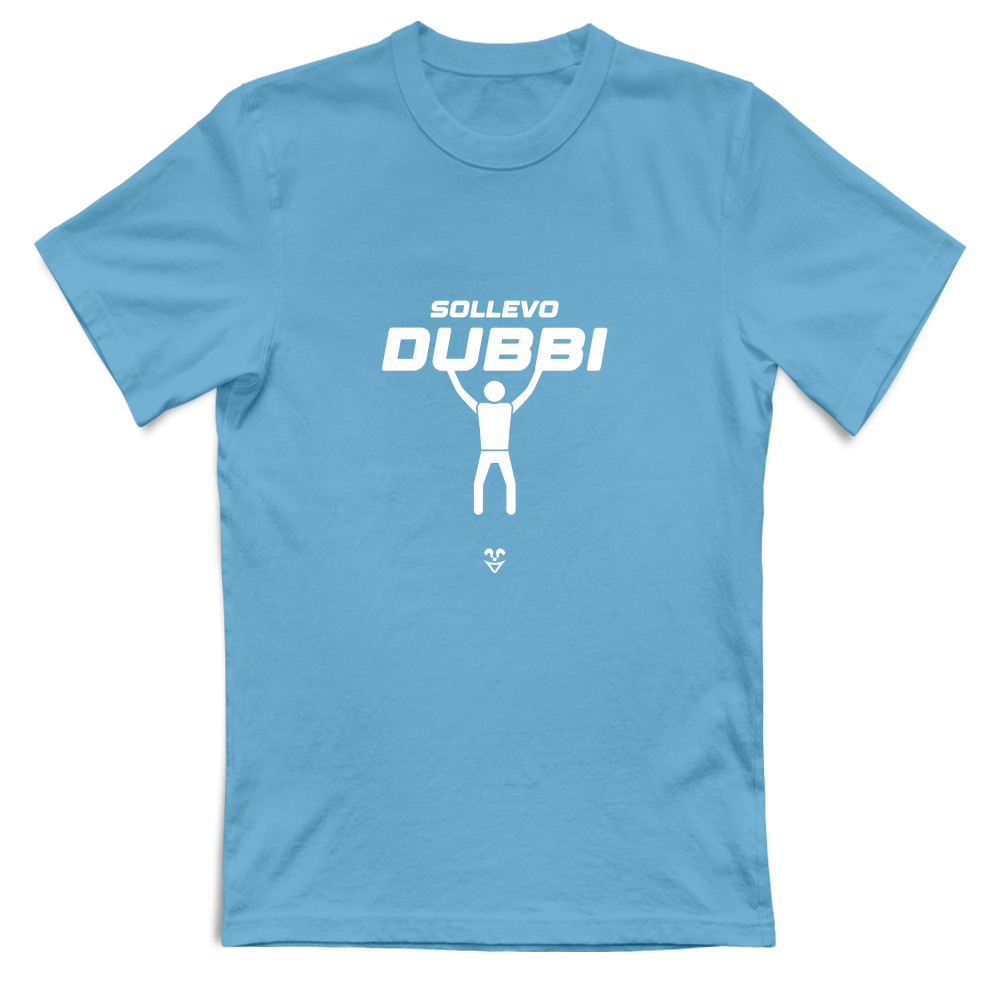 T-Shirt Unisex Palestra “Sollevo Dubbi” - Stampa White