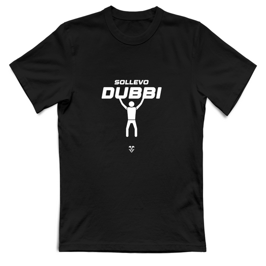 T-Shirt Unisex Palestra “Sollevo Dubbi” - Stampa White